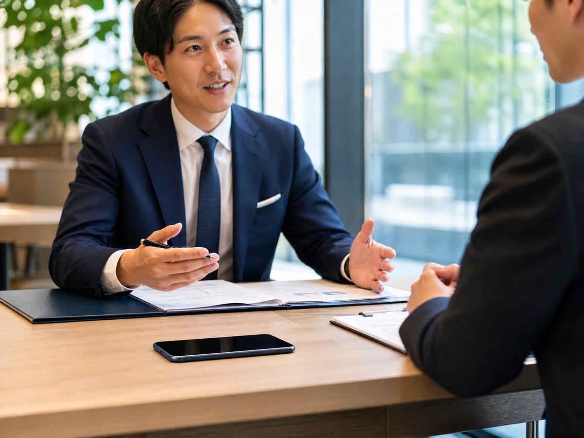 商談中、机の上に置いたスマホがそのまま録音している